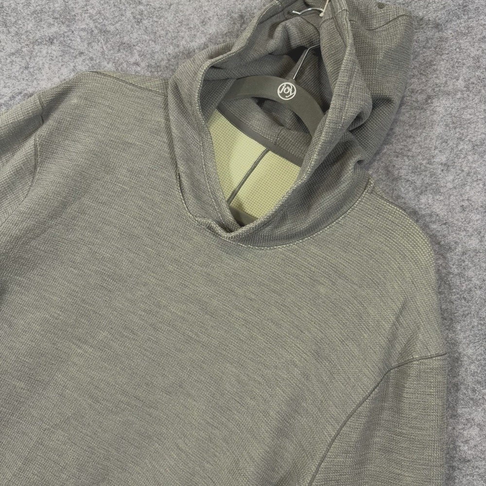 Lululemon Shift Stitch Pullover Hoodie Mens XL Heathered Rover Quick Dry Wicking